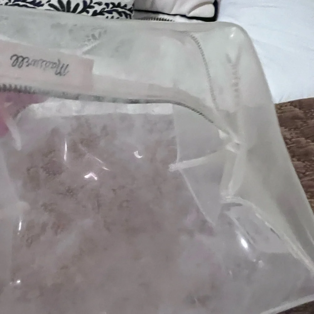 Vintage Madewell Clear Cosmetic Bag 🤍